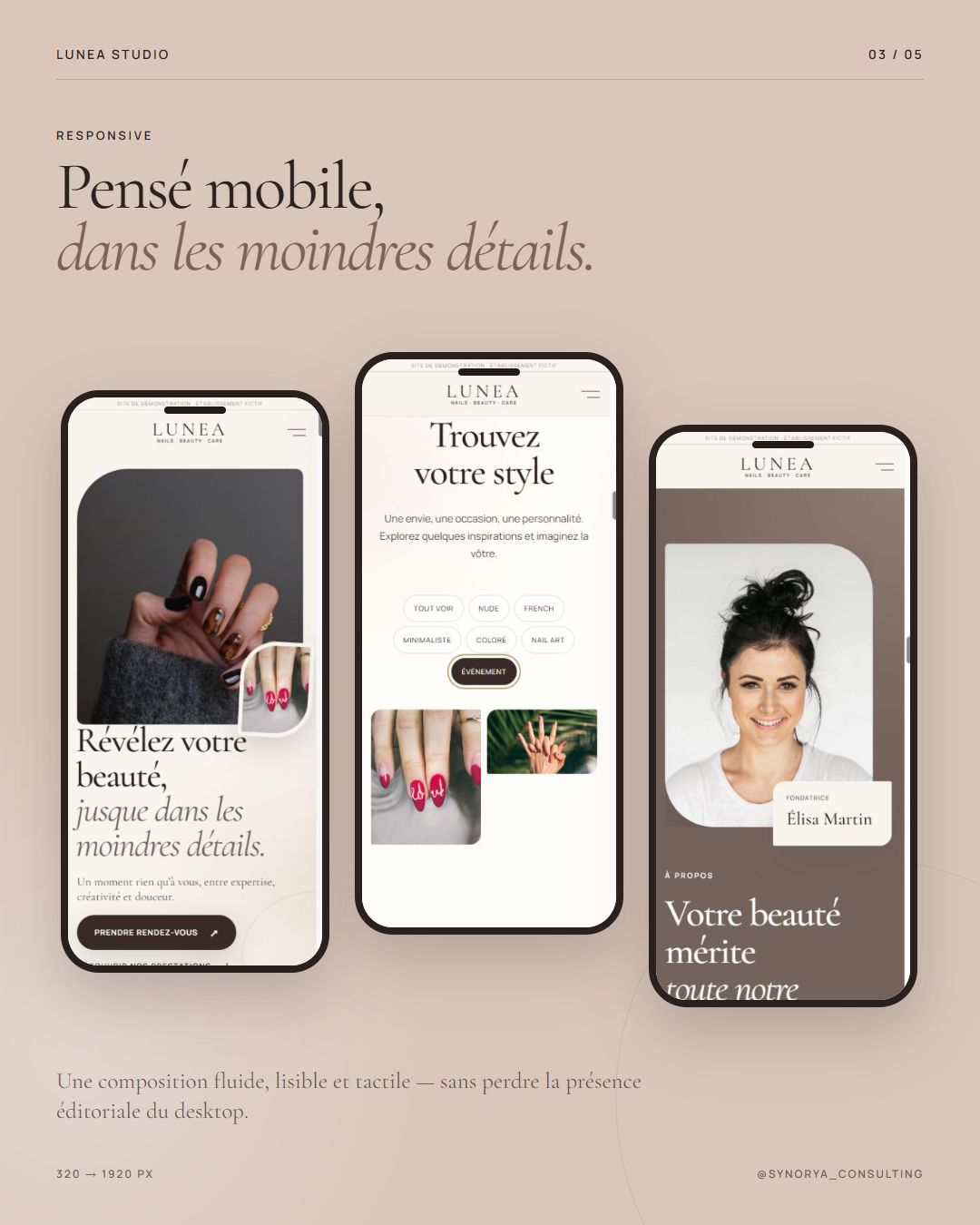 Déclinaisons mobiles du projet Lunea